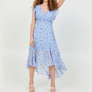 Altar'd State Florentina Dress - blue dots